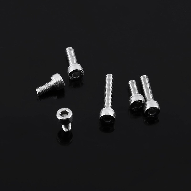120pcs 304 Stainless Steel M4 Hex Socket Cap Screws 6mm