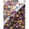 Rhinova 100g Mix Pearls and Rhinestones for Crafting, Sizes Range