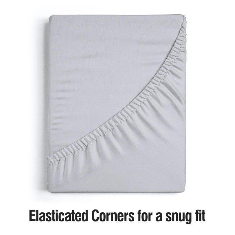 MistyMorning Fitted Sheet, Soft & Premium quality Bedding & Linen,