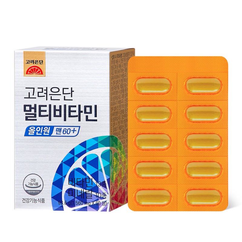 Korea Eundan Multivitamin All-in-One Women 60+, 60 tablets / 고려은단