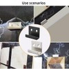 10mm Ceramic Tile Display Hooks Stainless Steel Flat J Hooks