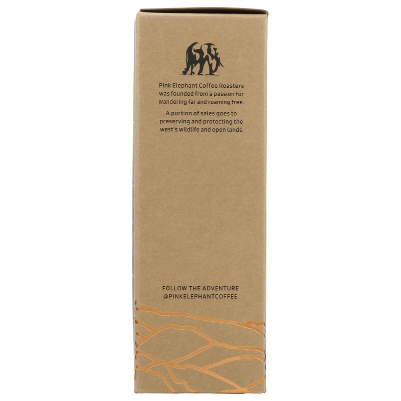 Pink Elephant Coffee Rstrs, Coffee Roam Roast, 12 Ounce