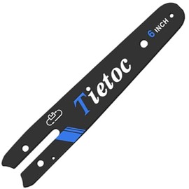 Blue Mini Chainsaw 6 Inch Guide Plate (6" bar length - .043" Gauge - 1/4" Low Pro Pitch - 6 Tooth Count)