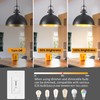LWWHQ Black Pendant Lights Kitchen Island 2 Pack, Farmhouse Kitchen