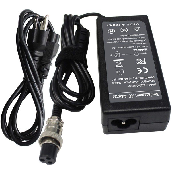 24V 2A Adapter Charger for Razor Pocket Mod Electric Scooter