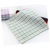 OHPHCALL Cotton Yarn Rag Lint-Plaid Kitchen Towel Non-Stick Absorbent Tea