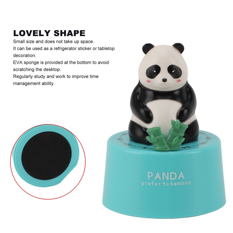 Mechanical Kitchen Timer Cute Animal Shape Magnetic Base Loud Alarm