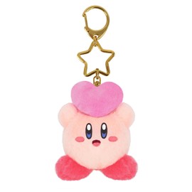 Sangei Boeki Kirby Plush Toy Mini Mofu Mascot Key Holder Friends Heart Throw