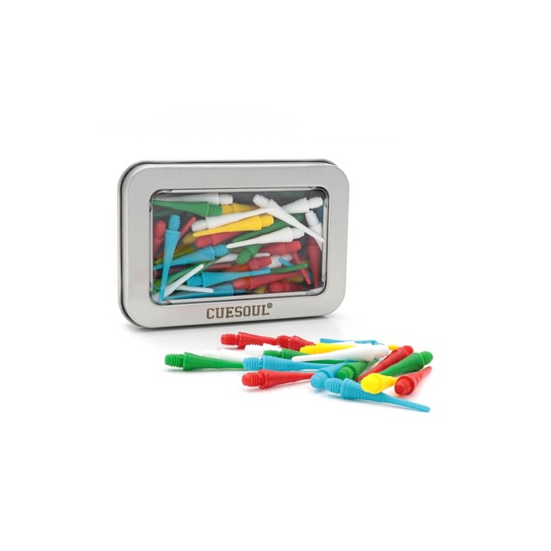 CUESOUL 2BA Soft Tip Dart Point 100 Count (CSSTP009H)