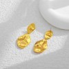 LILIE&WHITE Gold Earrings for Women Hypoallergenic Earrings Statement Trendy Drop