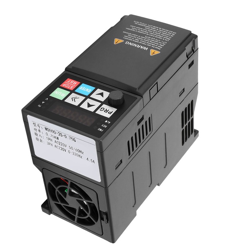 VFD Frequency Inverter 0.75KW 1PH Input to 3PH 4.5A Output