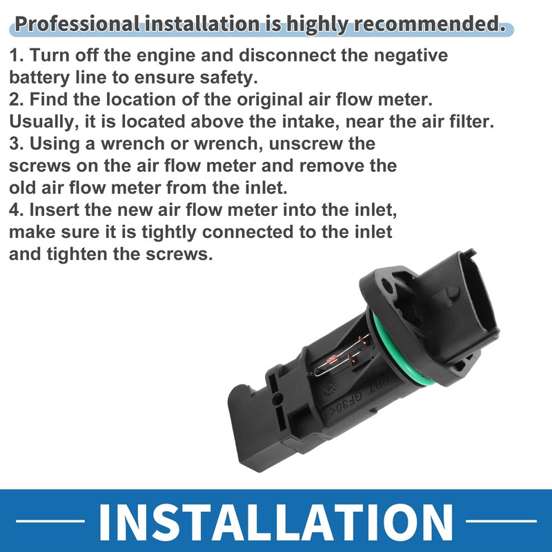 A ABSOPRO MAF Sensor No. 281002Y100 MAF Mass Air Flow