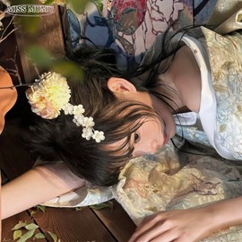 MISS MUMU Kimono, Hair Ornament, Artificial Flowers, Hairpin, Hair Clip, Shichi-Go-San Festival, Graduation, Children's Hair Ornament, Weddings, Summer Festivals, Fireworks Festivals, School Festivals, Cultural Festivals, Photography, Kindergarten Entran