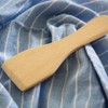 DOITOOL 4pcs Small Beech Butter Spatulas Non- Stick Wooden Turner