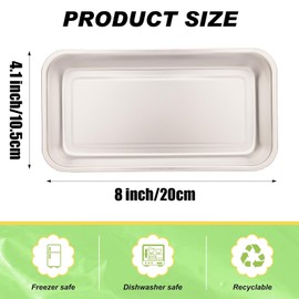 UCBAT 304 Stainless Steel Bento Boxes with Lids, 2pcs Leakproof Snack Containers, Reusable Food Storage Containers for Lunch, Travel & Camping