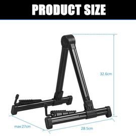 TOATELU Guitar Stand for Acoustic Guitar, Universal Guitar Stand, Foldable Portable Guitar Stand with 6 Guitar Picks, Guitar Stand for Acoustic Guitar Stand, Electric Guitar Stand