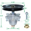 POSEAGLE 2 Pack 918-04865A Spindle Assembly Kit with 954-04219 Belt