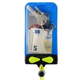 Aquapac Keymaster Blue/Clear – Protect and Carry Keys, Cards and Small Valuables up to 10m or 30 feet