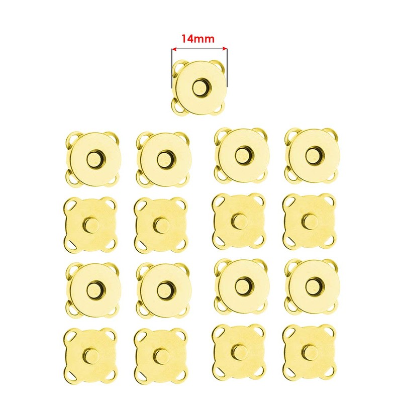 Trimming Shop Magnetic Snap Fasteners Metal Clasps Sewing Accessory for