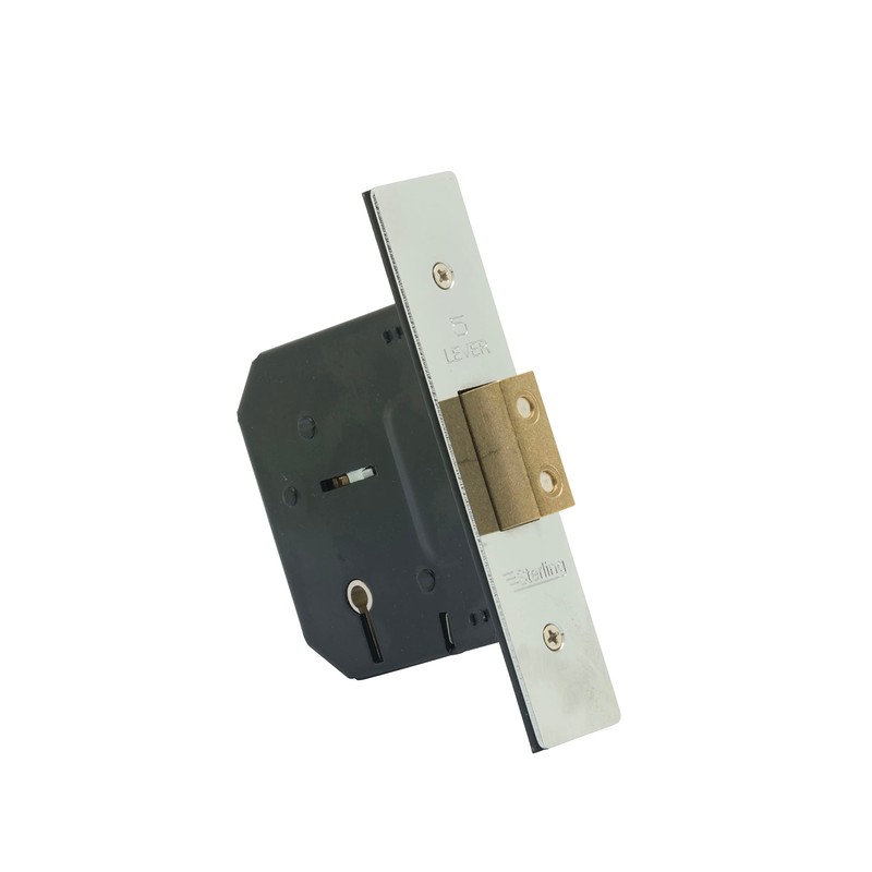 Sterling MLD525N 2.5-inch/67mm 5-Lever Deadlock - Nickel