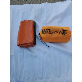 Survival Frog NEW Survival Frog Tact Bivvy Emergency Sleeping Bag Lightweight Orange Bivy Sack