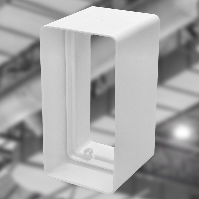 KOTARBAU® Ventilation System Connector 110mm x 55mm Flat Duct Rectangular