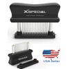 XSpecial Meat Tenderizer Tool 48 Blades Stainless Steel - Kitchen