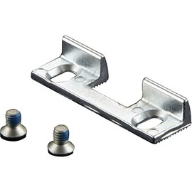 KFV Replacement Piece Type 115 for Strike Plates 46 x 14.4 x 9 mm Die-Cast Zinc Silver Screw-On Piece for Standard Door Opener