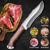 VARLEA Meat Cleaver Heavy Duty Butcher Full Tang Knife with