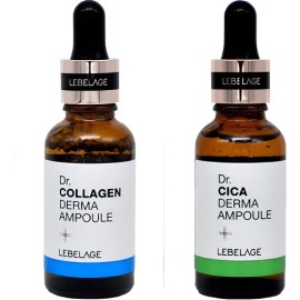 Serum Derma Coreano_ Dr Colageno Y Cica  Regenerantes (2pz) Todo Tipo De Piel Danoche                                                                 
