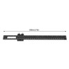 T Square Woodworking Ruler Aluminum Alloy Adjustable Slide Stop Scribing