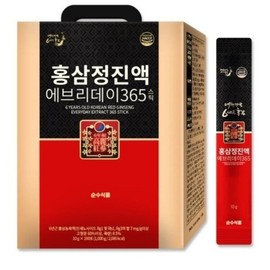 Red Ginseng Easy Eve All 365 Stick 10g x 100 X2 / 홍삼정진액 에브리데이 365 스틱 10g x 100개입 x2개