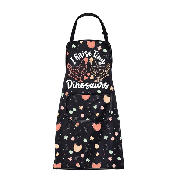 ENSIANTH Chicken Aprons for Women with Pockets I Raise Tiny