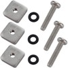 VTurboWay 316 Stainless Steel Fin Screw and Plate for Surf