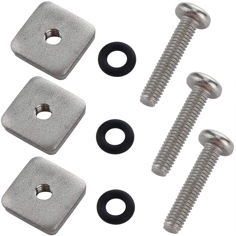 VTurboWay 316 Stainless Steel Fin Screw and Plate for Surf