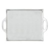 Santa Barbara Design Studio Serving Tray With Handles Rectangular Aluminum