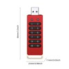 Encrypted USB Drive Secure USB Flash Drive 32GB / 64GB