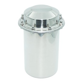 SoClaay Stainless Steel Time Capsule Anti-Corrosion Waterproof Storage Container for Keepsakes Letters Cards Photos and All Important Memories Storage and Commemorate (8.1 INCH)