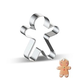 WJSYSHOP Gingerbread Man Cookie Cutter - A