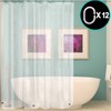 MAXIDEA Clear Shower Curtain Liner 72x72 inch - PEVA 8