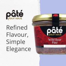 Pâté Pour Vous Wild Boar Pate, 180g Jar
