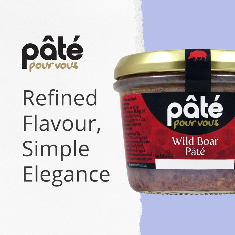 Pâté Pour Vous Wild Boar Pate, 180g Jar