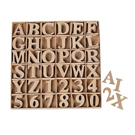 Letters Numbers Set 360 Pieces Alphabet A-Z + 0-9 Cardboard Decorating Crafts