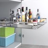 SUZLON 2Pack Expandable Pull Out Cabinet Organizer,12.2~17.9" W x 22.5"