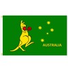 3x5 ft Boxing Kangaroo Flag with Brass Grommets Australian National