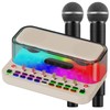 Portable Bluetooth Karaoke Machine Live Sound Card Audio with 2