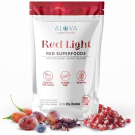 Alova  Jugo Verde en Polvo  Colágeno Hidrolizado  Sin Azúcar  Matcha  Espirulina  Goji  Acaí  9 Superfoods  300g 30 Servicios