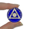 4 Year Sobriety Coin | Triplate AA Chip Recovery Anniversary