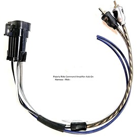 Polaris Ride Command Add-On Amplifier Harness - Easily Add an Amplifier to The Polaris Ride Command System (RCA Male Ends)