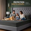 Utopia Bedding Waterproof Mattress Protector King Size (Gray), Premium 3D